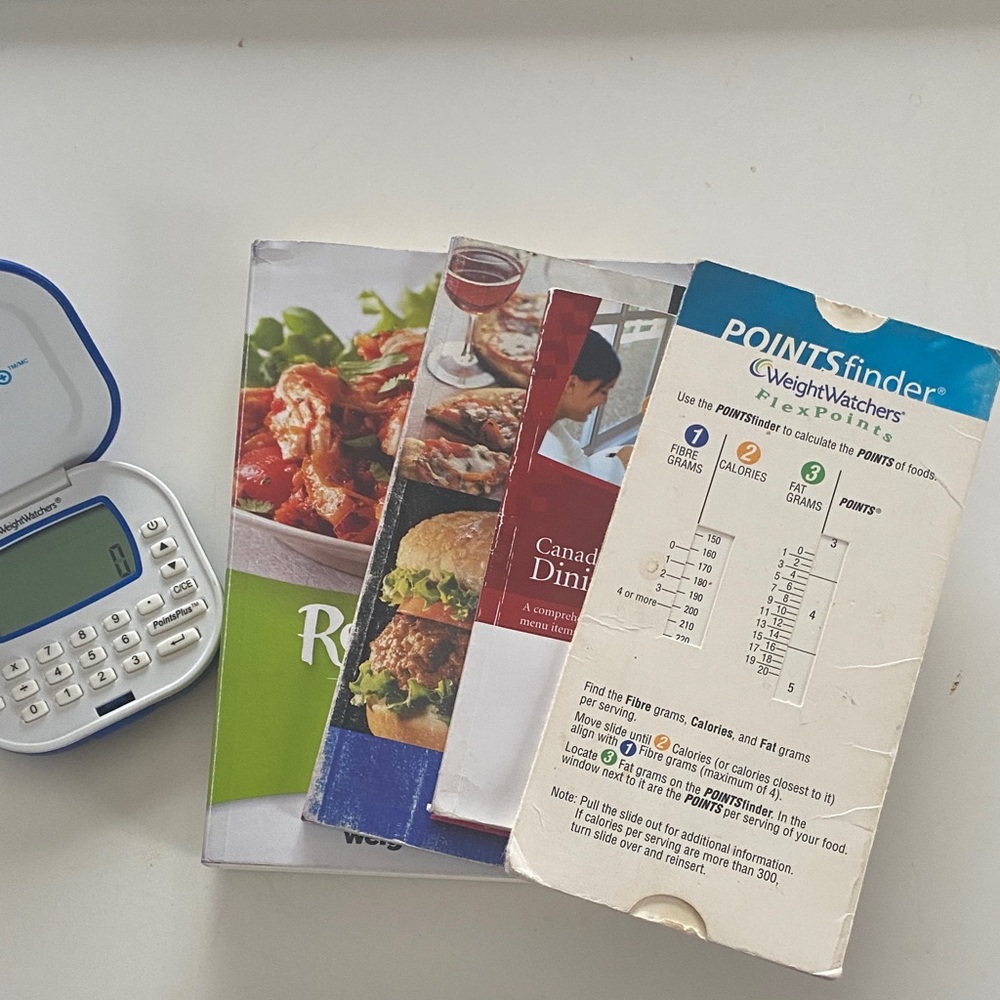 Set of Portable Digital Food Diary and Points Tracker & weight loss helps